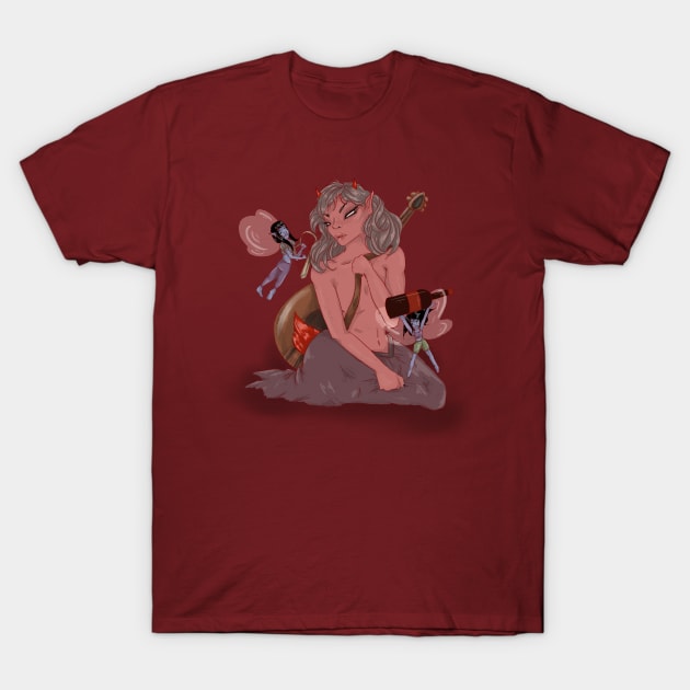 God of wine T-Shirt by livraz